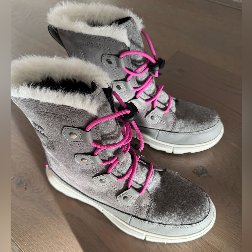 SOREL Kids' Explorer
Waterproof Faux Fur Lined Boot Big Kid Size 5